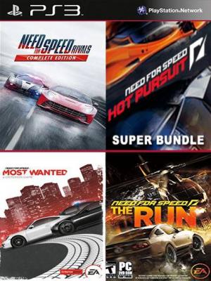 4 juegos en 1 Need for Speed Rivals: Edición Completa mas NFS Hot Pursuit Super Bundle mas Need for Speed Most Wanted mas  DE NEED FOR SPEED THE RUN