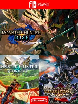 3 en 1 Monster Hunter Pack - Nintendo Switch